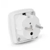 Gembird Cablexpert a-AC-UKEU-001 - fuente de alimentación - conector macho (S) a conector hembra (W) - blanco - Reino Unido, Europa (a-AC-UKEU-001)