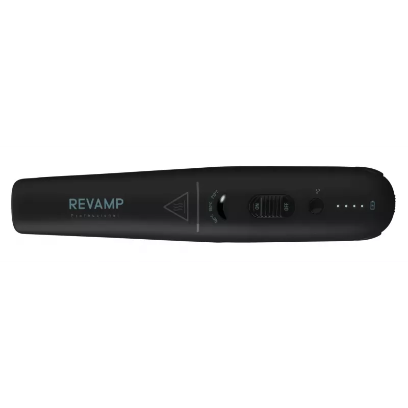Plancha de pelo Revamp ST-1700X-EU2 inalámbrica cerámica compacta negra, modelo ST-1700-EU2