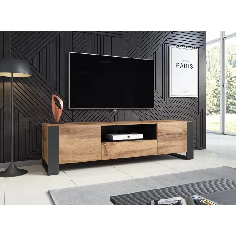 Soporte de TV Cama WOOD wotan/antracita