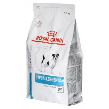 Pienso seco para perros Royal Canin Hypoallergenic Small Breed 3,5 kg — perros pequeños adultos, proteína 24 %, grasa 16 %