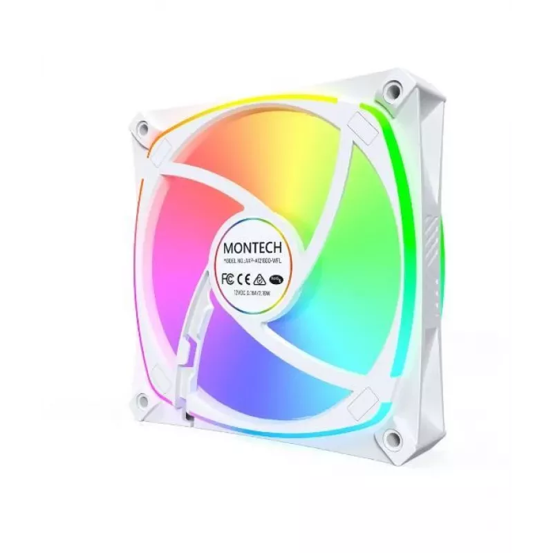 MONTECH AX120 PRO blanco ventilador para caja 120mm ARGB