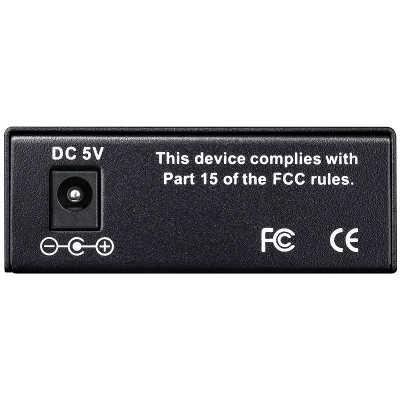 Convertidor de medios de red Cudy MC220 — Gigabit (1000 Mbit/s) monomodo SFP 1310 nm, 1x RJ-45, 1x SFP, negro