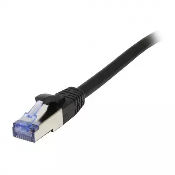 Cable Patch-RJ45 S-STP (S/FTP) 500M 15,0 m CAT6A negro Synergy21, componentes verificados, AWG26