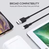 AUKEY CB-AL05 cable de nailon Lightning a USB-A MFi, 2 m, negro