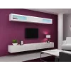 Conjunto de armarios de salón Cama VIGO 11 blanco/blanco brillante