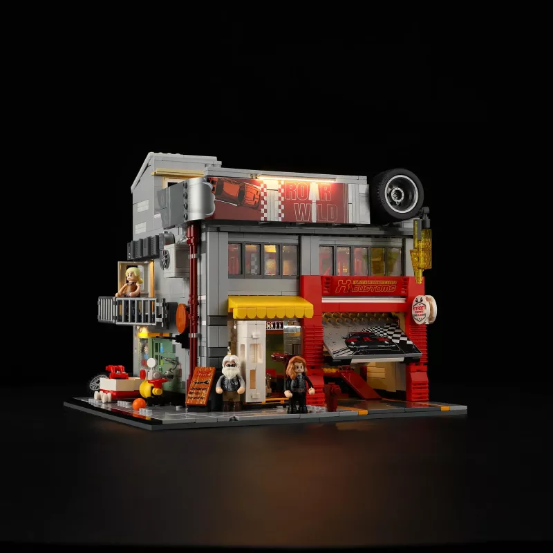 Street MOD Garage, juguete de construcción