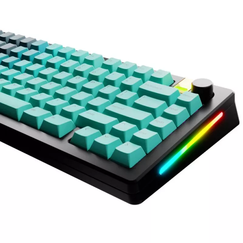 Teclas GLORIOUS GPBT Gradient Rainforest ANSI-Layout PBT Dye-Sub