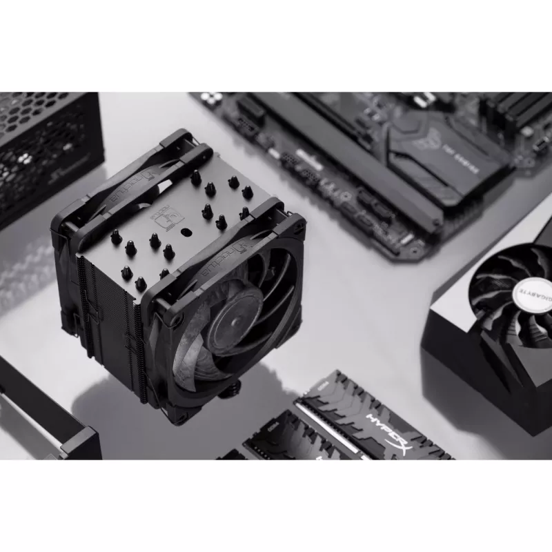 Noctua NH-U12A CHROMAX.Negro disipador CPU