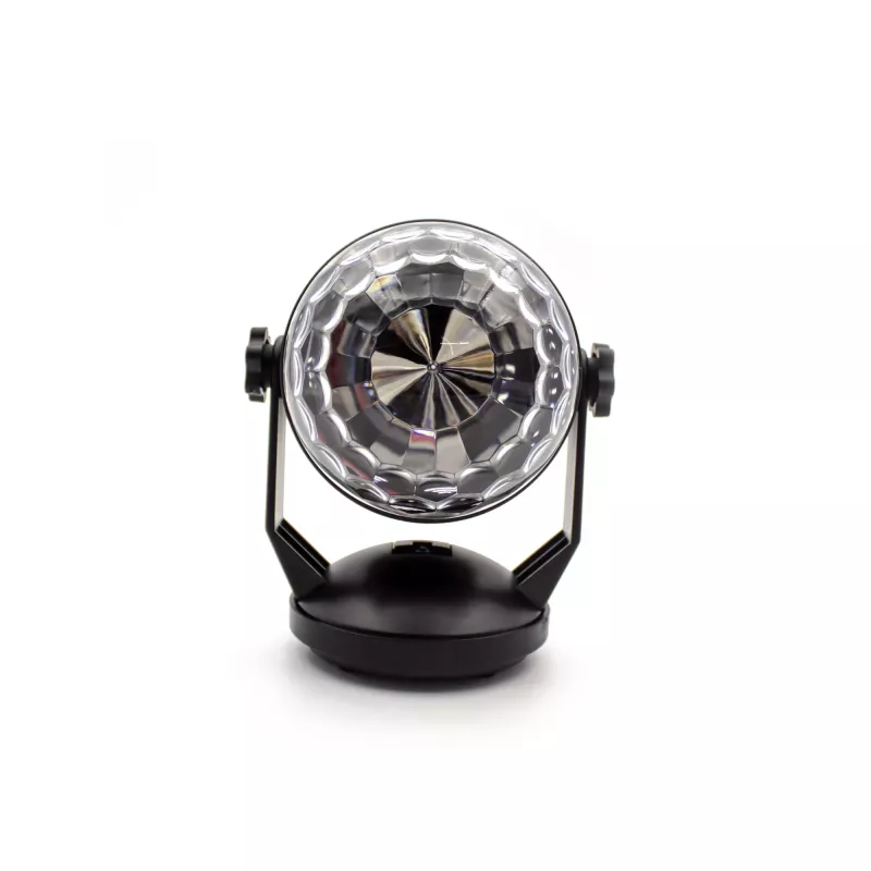 Bola de discoteca LED DENVER LDB-319 – luz de fiesta LED compacta, modelo 117220200040