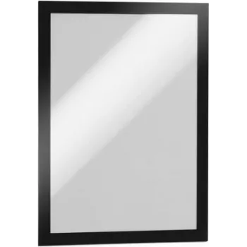 Marco informativo magnético autoadhesivo Durable DURAFRAME A4, negro