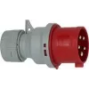 Conector macho de fuerza eléctrico Brennenstuhl 1081050020 gris rojo 5P 32A 400V
