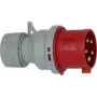Conector macho de fuerza eléctrico Brennenstuhl 1081050020 gris rojo 5P 32A 400V
