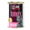 Comida húmeda para gatos john dog JD for CATS ADULT TURKEY MOUSSE 400 g — comida húmeda, pavo, gatos adultos, 400 g