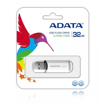 ADATA Classic Series C906 - Memoria USB - 32 GB - USB 2.0 - blanco