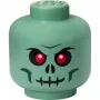 Caja de almacenamiento LEGO Storage Head Skeleton, negra/roja, grande