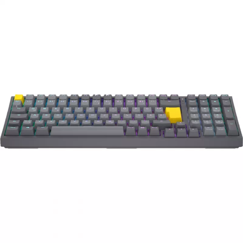 Celeris 1800, Teclado gaming Gris, distribución DE, ENDORFY Amarillo by Gateron