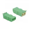 Acoplador de fibra óptica DeLOCK 85927 LC dúplex hembra a hembra 4 uds.