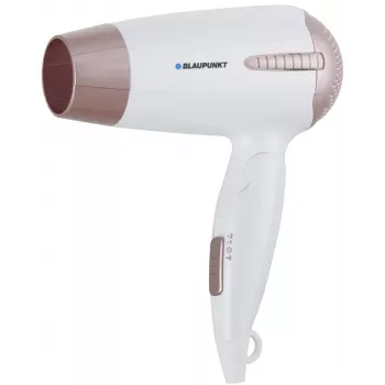 Secador de pelo BLAUPUNKT HDD301RO — 1200W, 3 niveles de calor, 2 velocidades, nivel frío, mango plegable, blanco