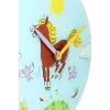Reloj NeXtime 8812 Jump for joy, Ø30 cm, reloj de pared, azul/multicolor