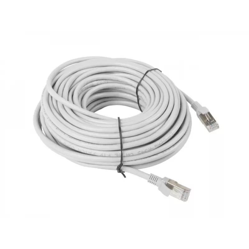 LANBERG Cable de red Cat5e U/UTP RJ-45 a RJ-45 20 m Gris, 26 AWG, conductor CCA