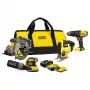 Set de herramientas eléctricas STANLEY SFMCK412MDS-QW — set de 4 piezas con batería de litio