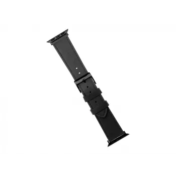 Correa de piel para Apple Watch FIXED FIXLST-434-BK — negra, correa de repuesto