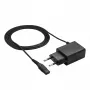 Akyga AK-PD-03 cargador para limpiacristales Kärcher (WV 1, WV 2, WV 5, KV 4, KB 5), 5,5 V, 600 mA, 1,5 m