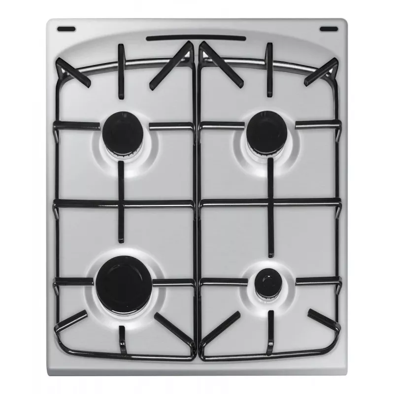 Amica 57GGH5.43HZpMsN(Xx) Cocina independiente Gas Plata a