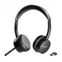 Auriculares Tellur Voice Pro inalámbricos para call center negros TLL411007