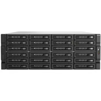 QNAP - TL-R2400PES-RP - Array de discos - 24 bahías (SATA-600 / SAS-3) SAS 12Gb/s (externo) Montaje en rack 3U