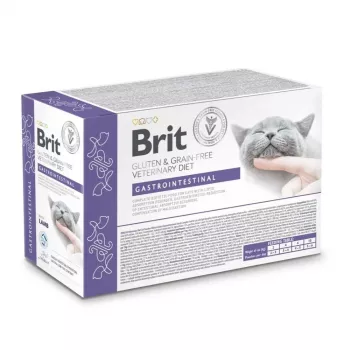 BRIT Veterinary Gastrointestinal Lamb - Comida húmeda para gatos - 12x85g