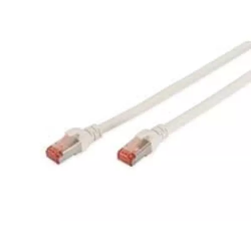 DIGITUS cable de conexión CAT6 S/FTP, 10 m, blanco, pack de 5