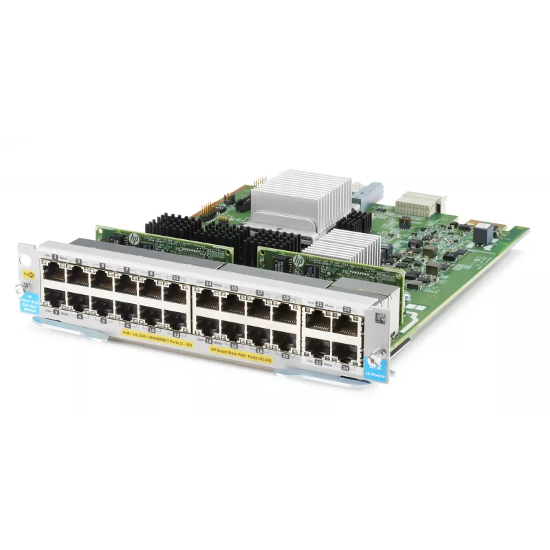 HPE - Serie Aruba - Módulo de expansión - Gigabit Ethernet (PoE+) x 20 + 1/2.5/5/10GBase-T (PoE+) x 4