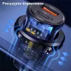Cargador de coche usams CC164CC01 30W con 1×USB-A y 1×USB-C para carga rápida