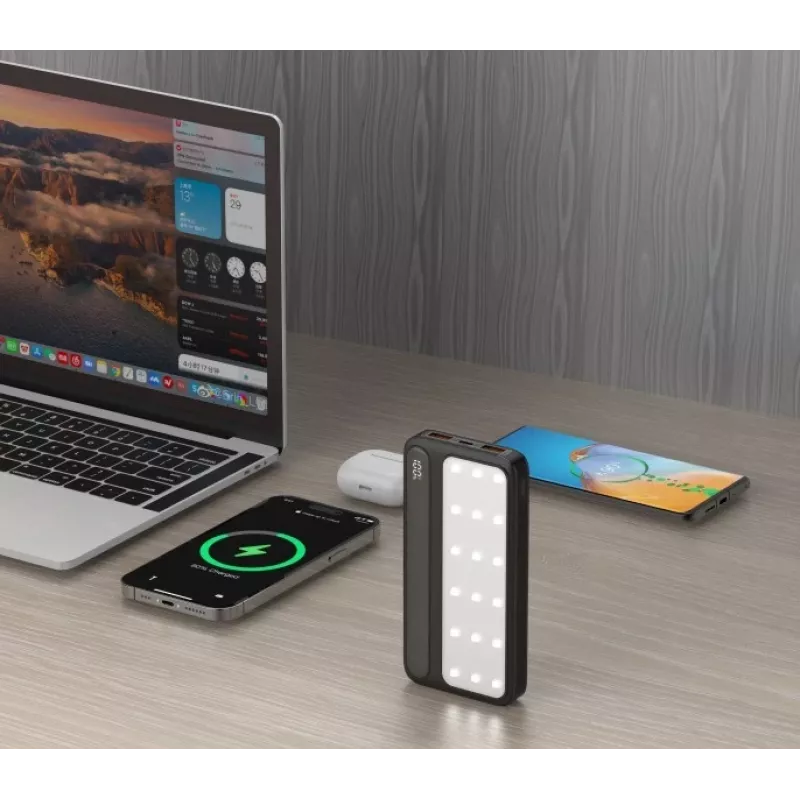 Batería externa P10 LCDPD 10.000 mAh LAMPE