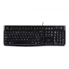 Teclado de sobremesa MK120, con cable, USB, QWERTZ, negro, ratón incluido