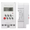 Temporizador electrónico para carril DIN QOLTEC PC0629 — alimentación 24V, salida 16A