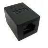 Acoplador modular RJ-45 VALUE Cat.6 no apantallado negro