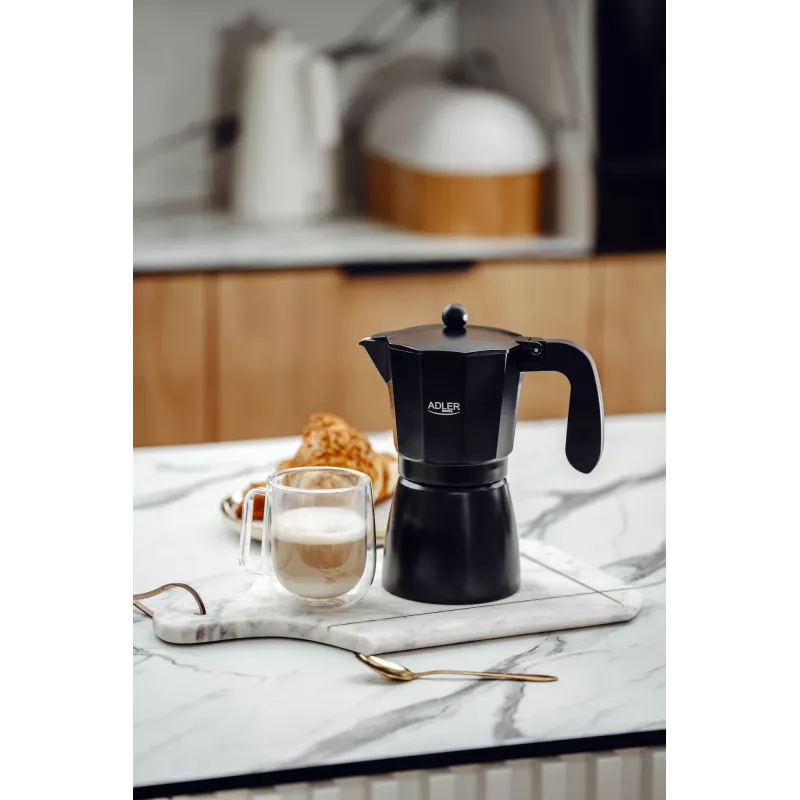 Cafetera exprés Adler | AD 4429 | Negra