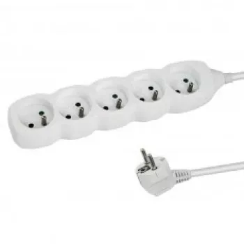 Regleta de enchufes ESPERANZA ELK207W — cable de 1,5 m, 5 tomas tipo E, interior, 220–250 V