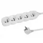 Regleta de enchufes ESPERANZA ELK207W — cable de 1,5 m, 5 tomas tipo E, interior, 220–250 V