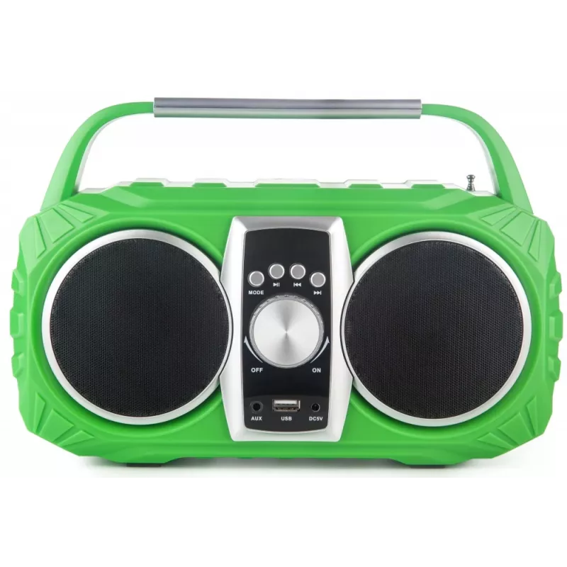 Radio despertador PRIME3 Prime3 APR71GR Neon — despertador con radio FM y pantalla LED