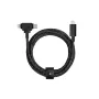 Cable de carga y datos native union Belt Cable Duo Pro USB-C a USB-C y Lightning Negro