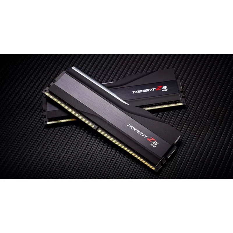 DIMM 64 GB DDR5-6000 (2x 32 GB) Dual-Kit, memoria RAM negra, F5-6000J3040G32GX2-TZ5RK, Trident Z5 RGB, INTEL XMP