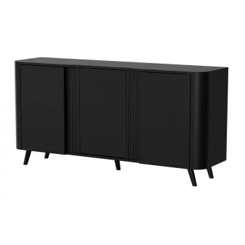 Cómoda Cama VOLARE 151 x 39 x 75 cm negro