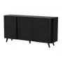 Cómoda Cama VOLARE 151 x 39 x 75 cm negro