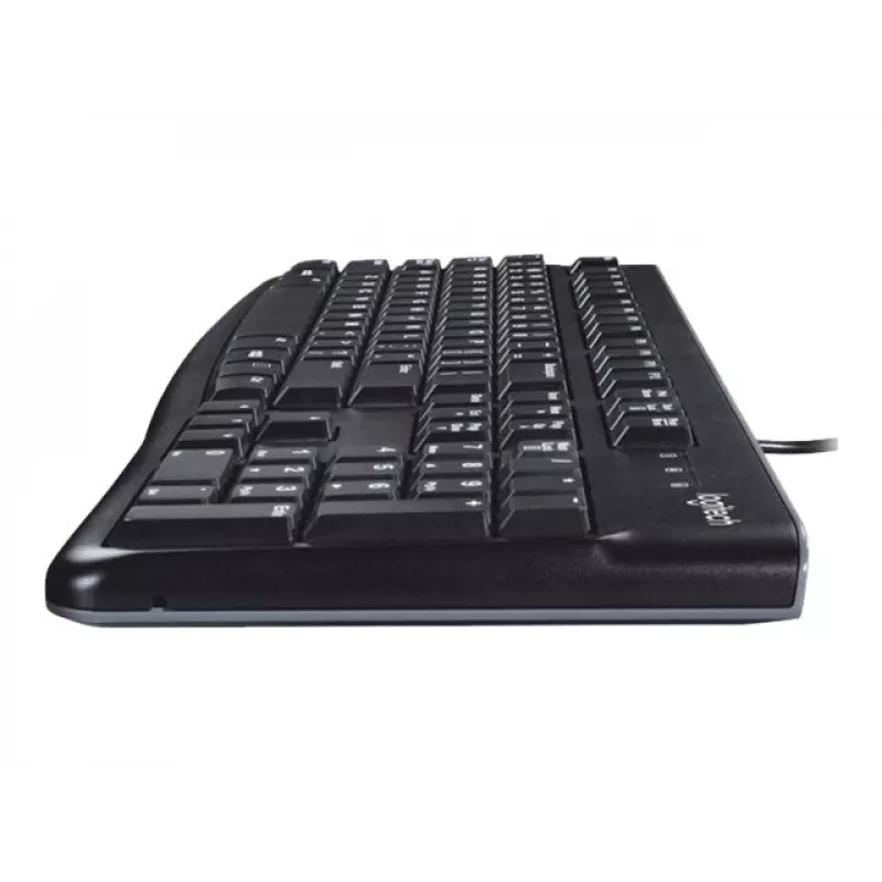 K120 Teclado con cable, con cable, USB, QWERTZ, negro