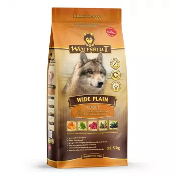 Pienso seco para perros Wolfsblut Wide Plain Horse 12,5 kg — única fuente de proteína animal, hipoalergénico, perros adultos, sin gluten