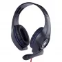 Auriculares gaming con cable GEMBIRD GHS-05-B, circumaurales, 20–20000 Hz, cable de 2 m, 250 g, negro/azul