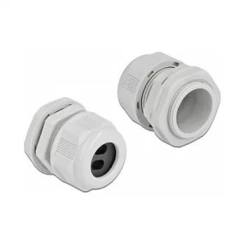 Prensaestopas DeLOCK 60392 gris plástico 2 uds.